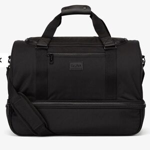Calpak Stevyn Duffel Bag with Shoe Compartment Black Duffel Bag